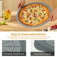 thumbnail image 6 of AEVXKHI 2PCS 16 Inches Round Silicone Pizza Baking Pan with Holes, Nonstick Pizza Baking Tray for Home Kitchen Restaurant Outdoor Barbecue, 6 of 10