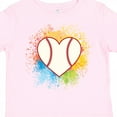 thumbnail image 4 of Inktastic Baseball Sports Heart Girls Toddler T-Shirt, 4 of 5