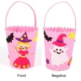 thumbnail image 2 of Halloween Bag Bag Eva Candy Bag Diy Lindo Bolso De Calabaza Sprooky Funny Bag Craft Juguetes Festival Suministros De Decoración,4 Pcs sonducket HA047125-01, 2 of 6