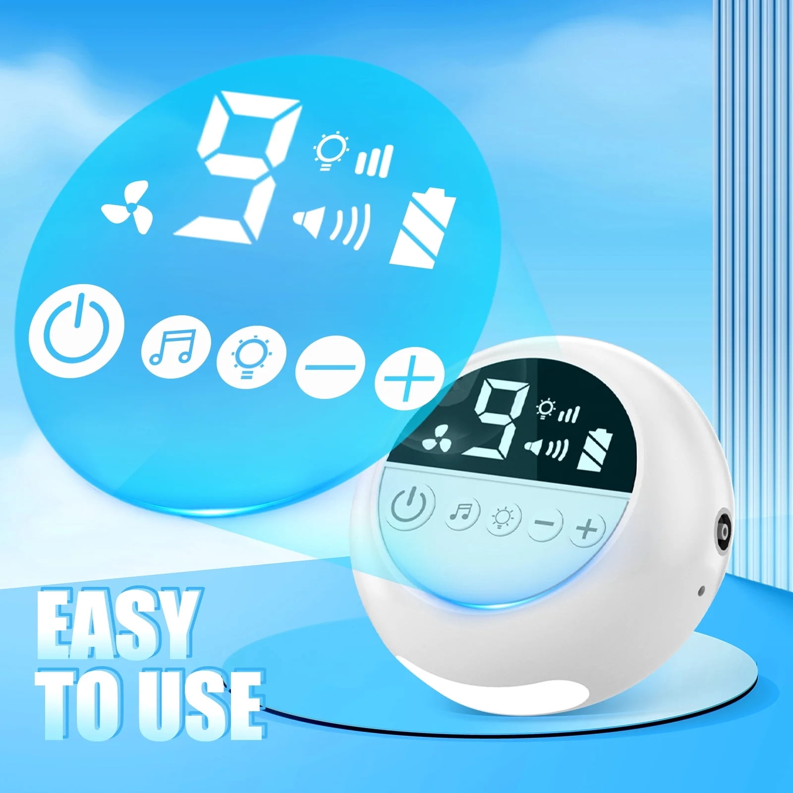 Banome Nasal Aspirator for Baby, Effective Nose Sucker for Quick Relief Ideal Nasal Suction for Babies and Toddlers 3 Silicone Tips Adjustable Suction Level and Light Function