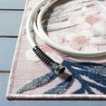 thumbnail image 3 of SAFAVIEH Cabana Kade Botanical Indoor/Outdoor Area Rug, Pink/Grey, 5'1" x 7'6", 3 of 6