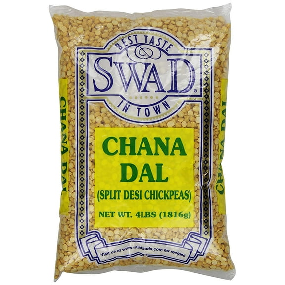 Swad Chana Dal (Split Desi Chickpeas), 4-Pounds