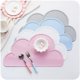 thumbnail image 3 of Children's Cloud Shape Silicone Waterproof Place Mat (pink + Gray), 3 of 4