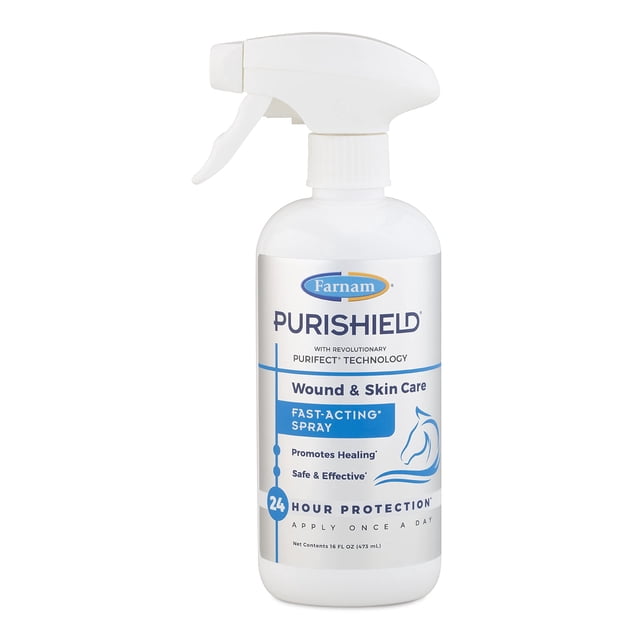 Spray para el cuidado de heridas y piel Farnam Purishield Fast Action 473 ml