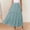 Green, variant on DuoJiaJ Women's Mid Length Skirt With Pockets High Elasticity Waist Flowing Ruffles Casual Summer Bohemian Style A Line Skirt Skirts For Women Black L