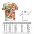 thumbnail image 2 of Various Fruits T Shirts Basic T-Shirt Short Sleeve Ladies Tee Shirt Summer Graphic Clothing, 2 of 6