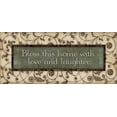 thumbnail image 2 of Marrott, Stephanie 14x8 White Modern Wood Framed Museum Art Print Titled - Bless This Home, 2 of 4