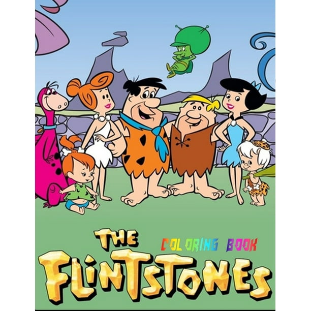 THE FLINTSTONES Coloring Book (Paperback)