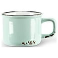 thumbnail image 2 of Abbott Collection Enamel Look Stoneware Espresso Cup, Green, 2 of 4