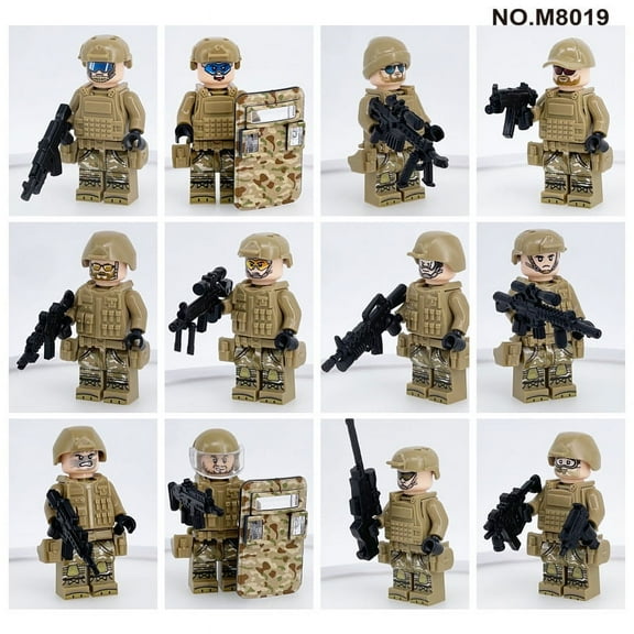 NWJ Kids Building Block Figures Set – Fun DIY Toy Characters for Creative Play & Gifts (M8019/M8085/M8084/M8082)
