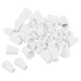 thumbnail image 1 of Unique Bargains White Bell End Stopper Cord Rope Lock 20 Pack, 1 of 5