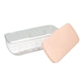 thumbnail image 1 of Ice  Tray, Silicone Ice  Tray Easy To Clean Square  Practical  For Juices For Cocktails Pink, 1 of 8