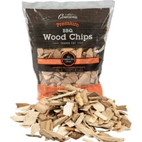 Camerons All Natural Pecan Wood Chips for Smoker - 260 Cu. In. Bag, Approx 2 Pounds- Kiln Dried Coarse Cut BBQ Grill Wood Chips for Smoking Meats - Barbecue Smoker Accessories - Grilling Gift