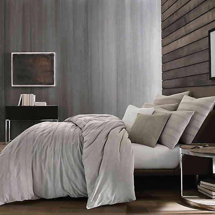 Kenneth Cole New York Thompson Full Queen Duvet Cover In Stone Com - Kenneth Cole Landscape Bedding Kenneth Cole New York Thompson Full Queen Duvet Cover In Stone Com - Kenneth Cole Landscape Bedding