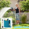 thumbnail image 4 of Water Hose Expandable Expandable Hose 25FT Expandable Extra-Strength Water Hose with Multi-Setting Spray Nozzle，Car Wash, Yard, Camper, Lawn, Lightweight Long Hose, 4 of 4