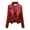 Red #2, variant on XWSHYW Womens Coats and Jackets Leisure Loose Fit Zip-Up Outerwear Jackets Fashion Solid Color Long Sleeve Coat
