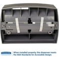 thumbnail image 2 of Scott Kimberly-ClarkDouble Roll Coreless Tissue Dispenser Roll Dispenser - 1 x Roll - 7.6" Height x 11" Width x 6" Depth - Plastic - Smoke - Durable, Microban Protection, 2 of 7
