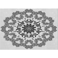 thumbnail image 1 of Ahgly Company Machine Washable Indoor Rectangle Transitional Sonic Silver Gray Area Rugs, 3' x 5', 1 of 7