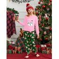 thumbnail image 4 of Arshiner Girls 2 Piece Outfits Fashion Tracksuits Long Sleeve Pullover Sweatshirt and Sweatpants Jogger Set with Pockets, 4 of 6