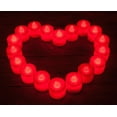 thumbnail image 5 of Juego de 24 velas LED sin llama a pilas, realistas y brillantes, velas de té LED - Velas artificiales eléctricas para mesas votivas, cumpleaños, bodas y decoraciones navideñas - Rojo, 5 of 5
