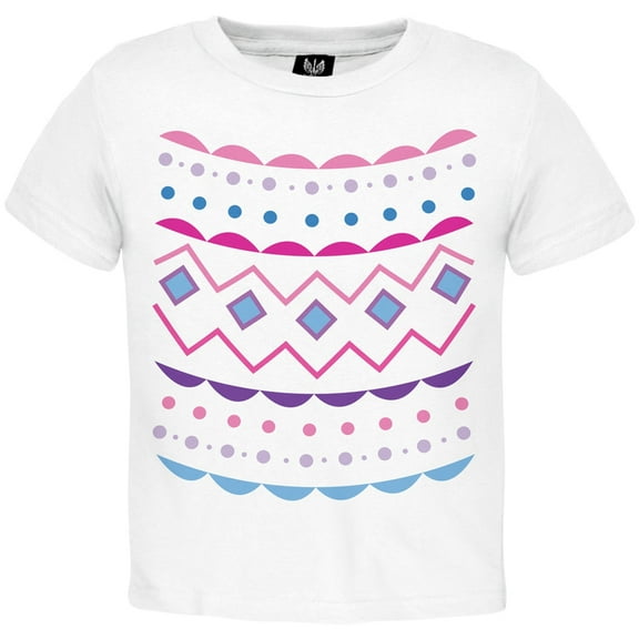 Easter Egg Pink Zig Zag Costume Toddler T-Shirt - 2T