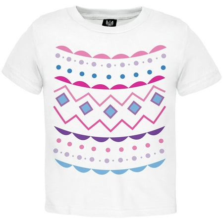 

Easter Egg Pink Zig Zag Costume Toddler T-Shirt - 4T