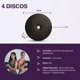 thumbnail image 5 of Kit completo Sady Sport SadyKitBR de mancuernas barra Recta 6 discos, 5 of 5