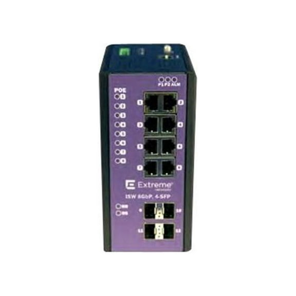Extreme Networks - 16804 - Extreme Networks ISW 8GBP,4-SFP Ethernet Switch - 8 Ports - Manageable - 2 Layer Supported -