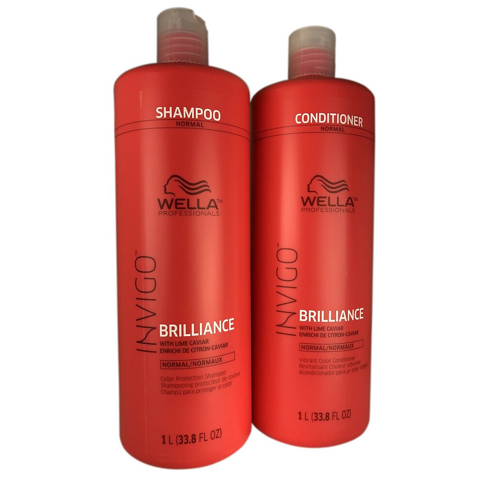 Wella Wella Brilliance Shampoo and Conditioner Duo Set 33.8 oz