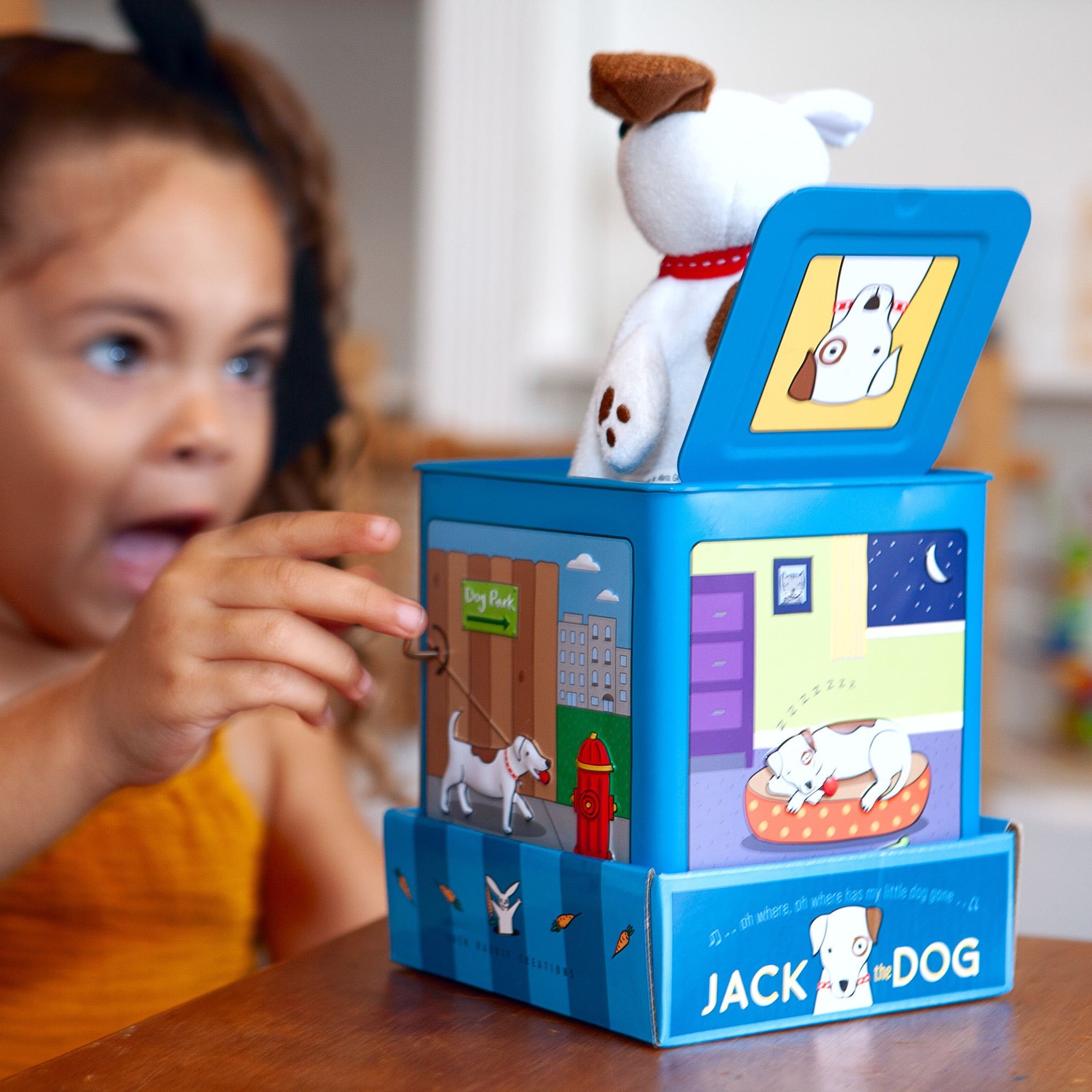 Jack Rabbit Creations Jack The Dog Jack in The Box Toy