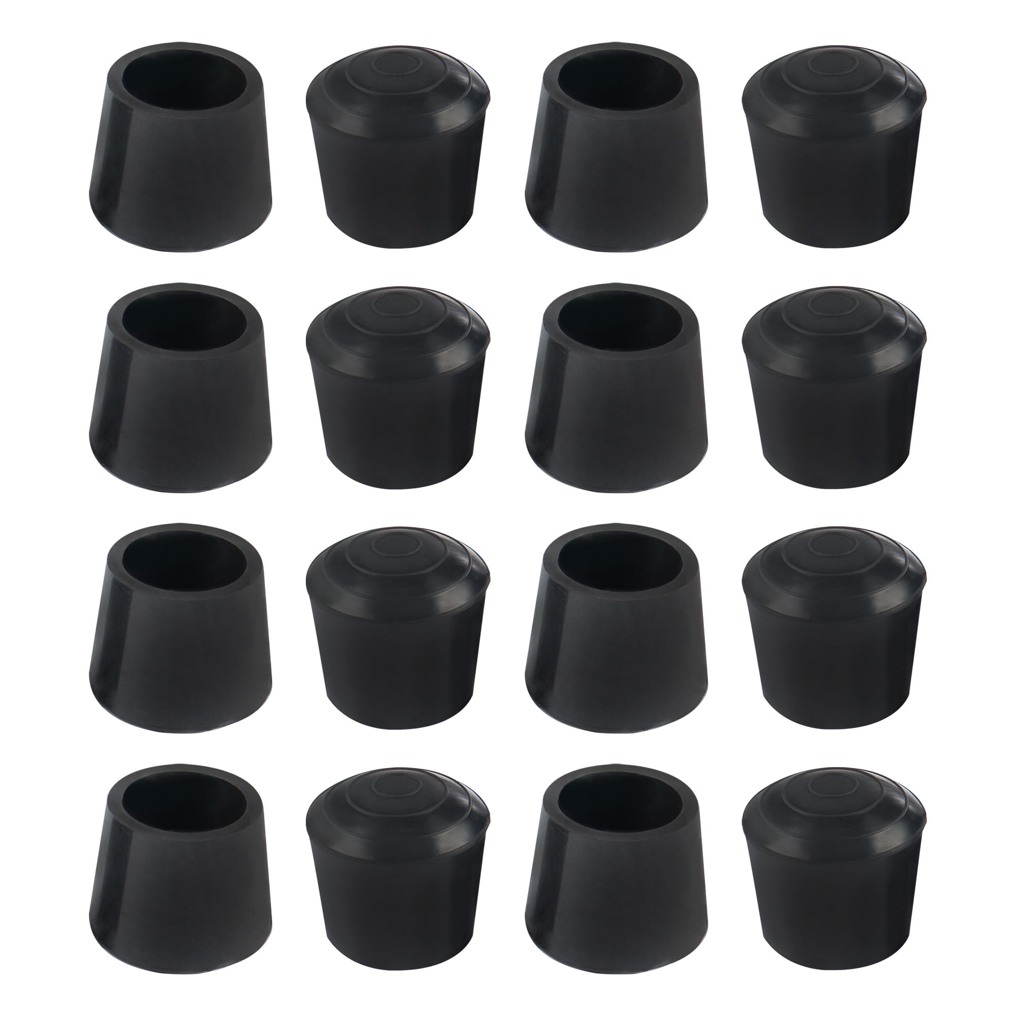 softtouch 7 8 Rubber Chair Leg Tip Replacement Black 4 Pack Walmart