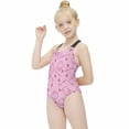 thumbnail image 3 of Hello Kitty Girls One Piece Swimsuits Hawaiian Summer Swimwear Beach Bathing Suit Outfits, 3 of 7