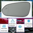thumbnail image 3 of Side Mirror Glass Heated Blind Spot LH for Lexus NX200t 300 300h RX350 350L 450, 3 of 6