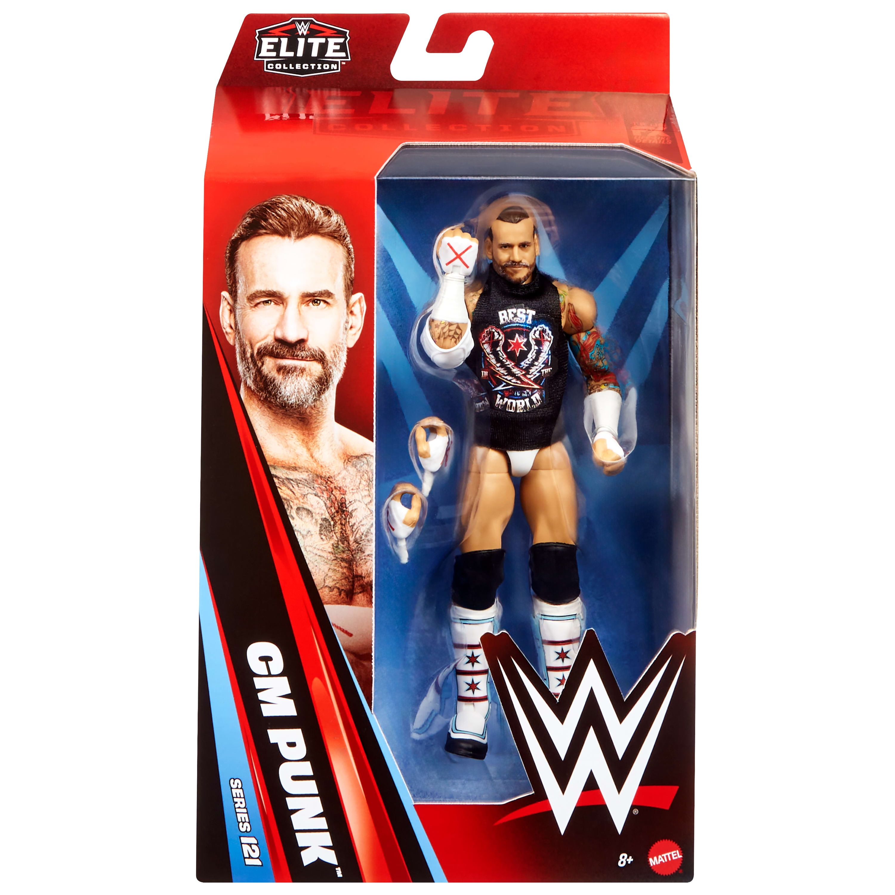 WWE Elite CM Punk Action Figure, Greatest Hits 2025, 6-inch