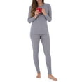 thumbnail image 4 of Fruit of the Loom Waffle Thermal Base Layer Top, Black (Women's), 4 of 7