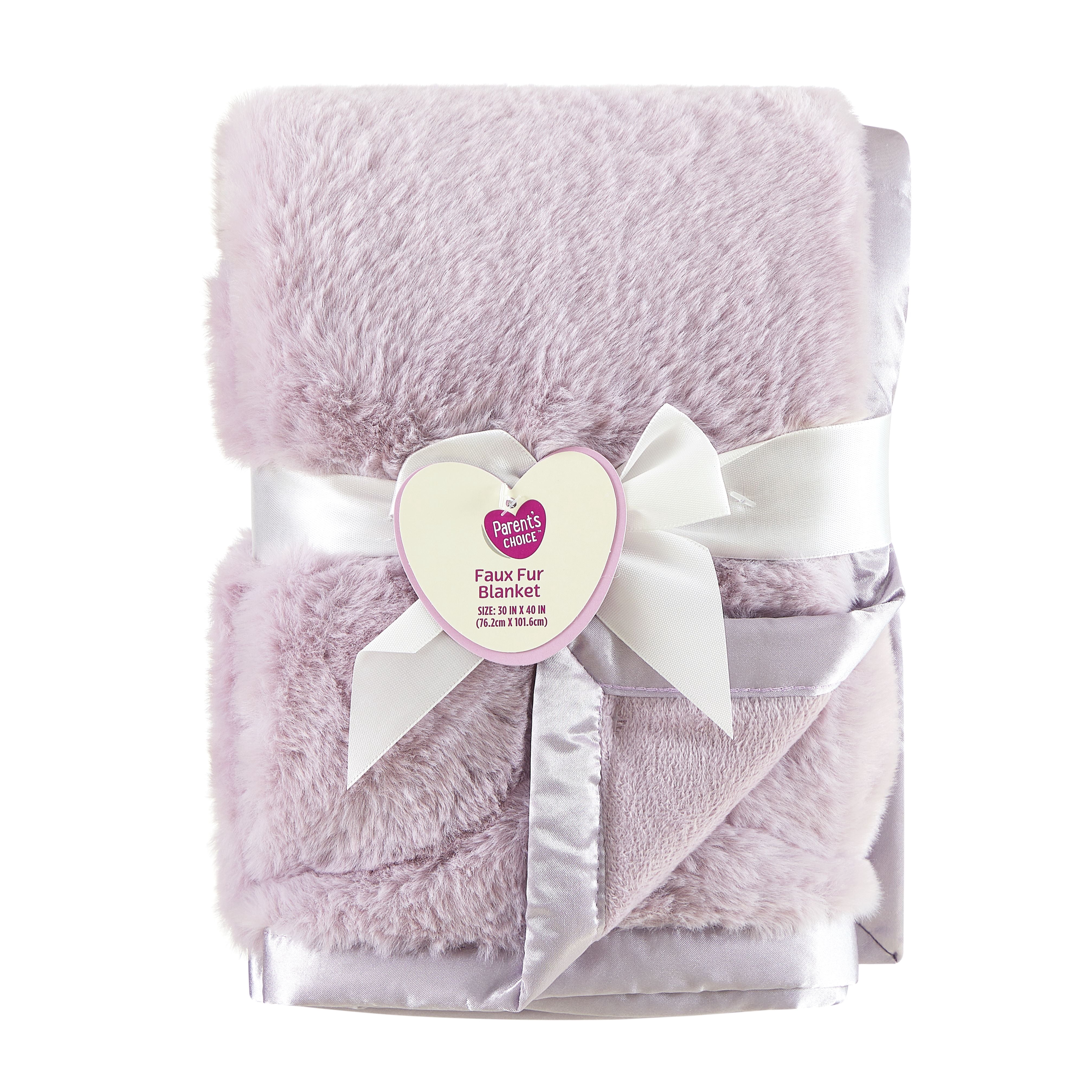 Parent's Choice Satin Trim Blanket - Iris 30 x 40 Inches