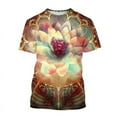 thumbnail image 1 of T-Shirts Graphiques Mode Été pour Hommes Nouvelle Tendance Personnalité Imprimé Amusant Col Rond Manches Courtes, 1 of 5