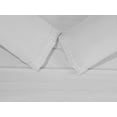 thumbnail image 5 of Comfy Bamboo World 9900 Series 100gsm Embroidered Bedsheets Sheet Set, Twin Size, White, 5 of 5
