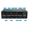 thumbnail image 2 of 5.25 Inch Media Dashboard with USB 2.0/3.0 E-SATA SATA Multi-Card Reader for Desktops, 2 of 10