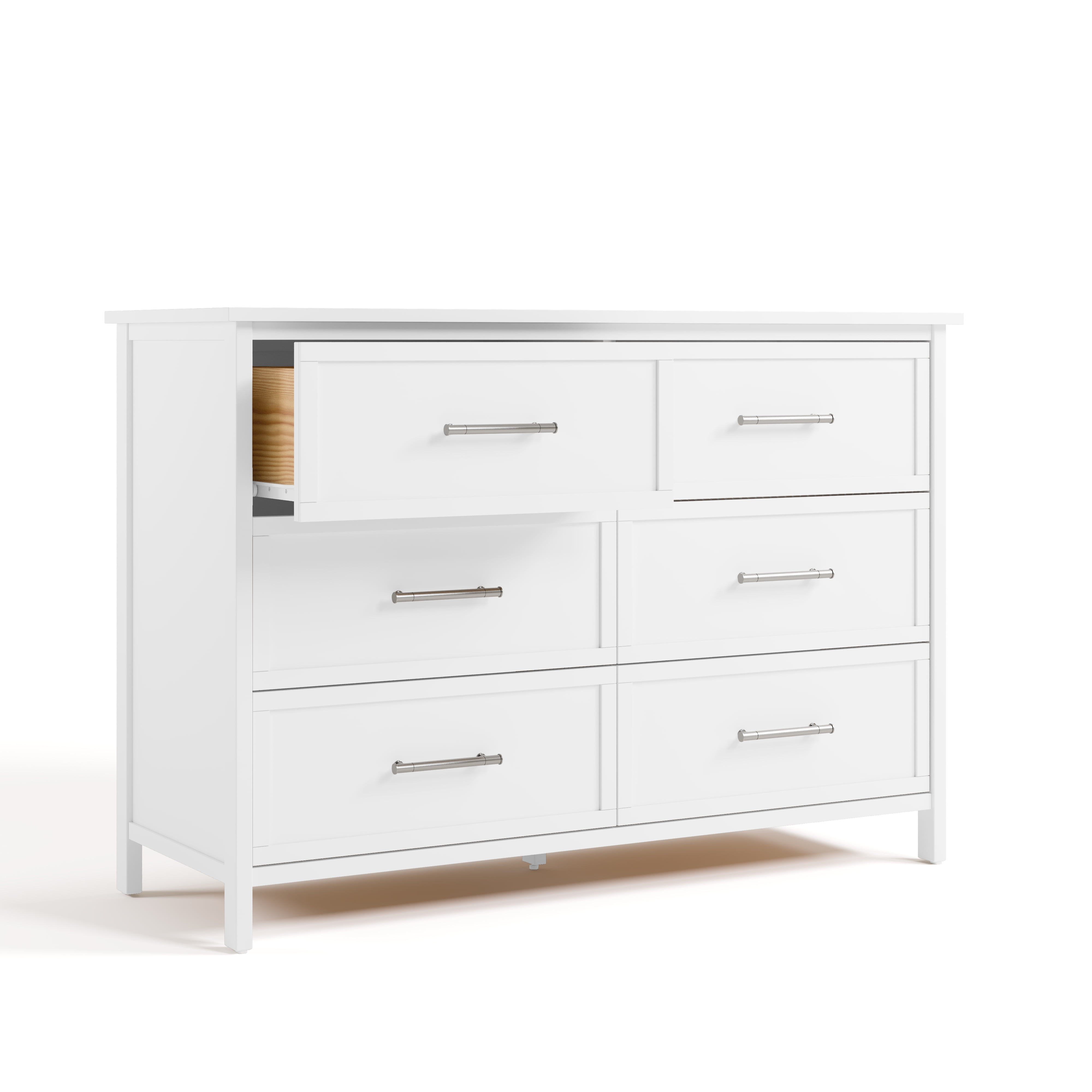 Graco Classic 6 Drawer Nursery Dresser, White