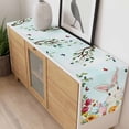 thumbnail image 4 of Easter Table Runner - 72 Inch Long, Kitchen Dining Table Runner Dresser Scarves, Spring Watercolor Bunny Eggs Tulip Flower Plant Farmhouse Decor for Coffee Tables Wedding Party Banquet, 4 of 8