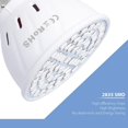 thumbnail image 4 of Bombillas LED para cultivo de plantas de espectro completo, excelente disipación del calor, ahorro de energía. E14_80Pcs Led, 4 of 9