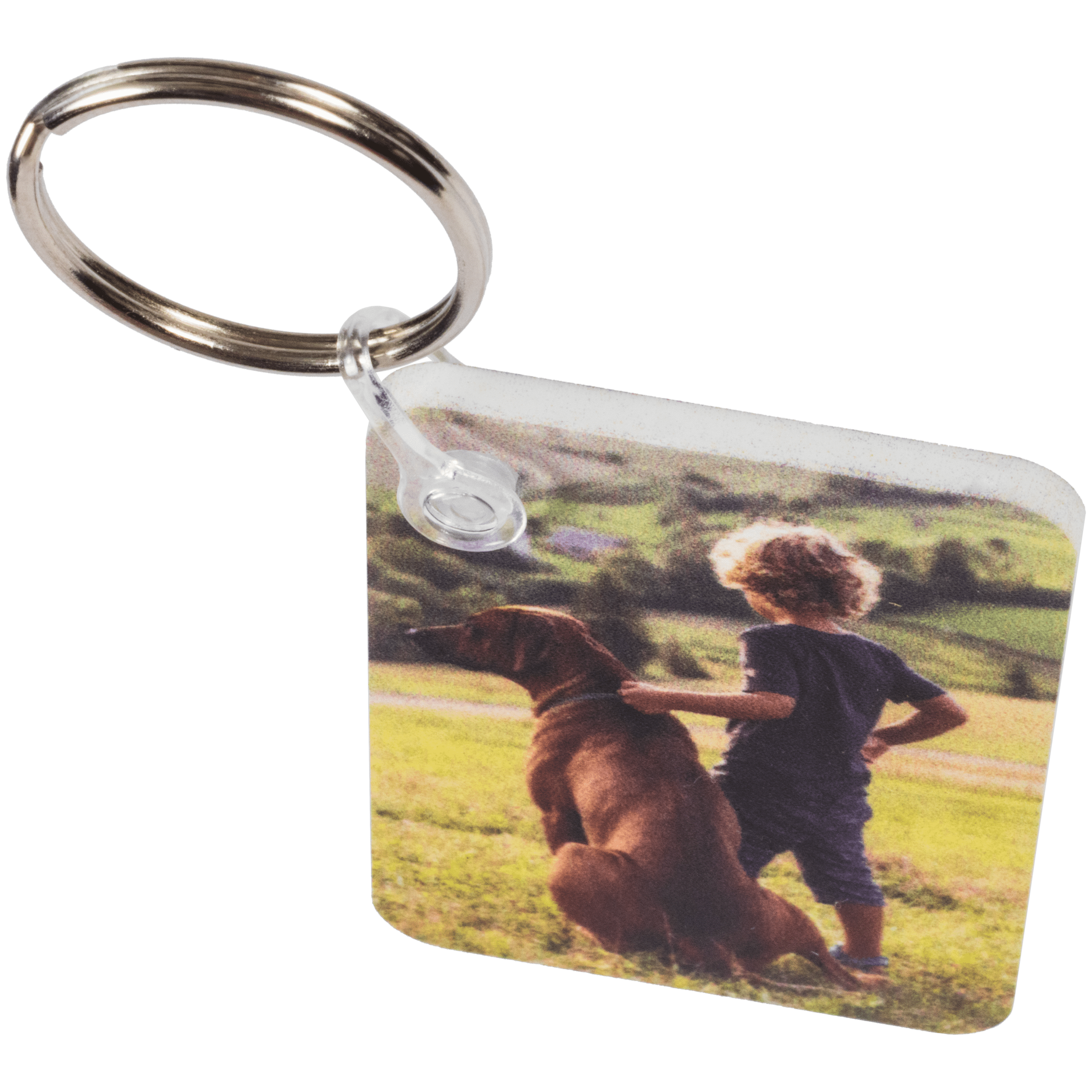 Double-Sided Rectangle Key Chain