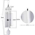 thumbnail image 3 of ASTARIN Premium 36-Inch Deep Tone Wind Chimes with 6 Metal Tubes - Elegant Memorial Chime for Mom, for Housewarming and Christmas Rose Gold, 3 of 6