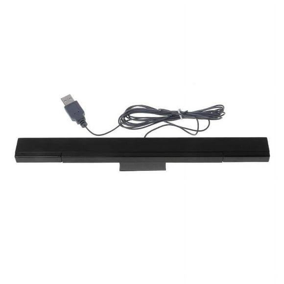 USB Sensor Bar for Wii Console, Wired Infrared IR Signal Ray Sensor Replacement IR Ray Sensor Bar