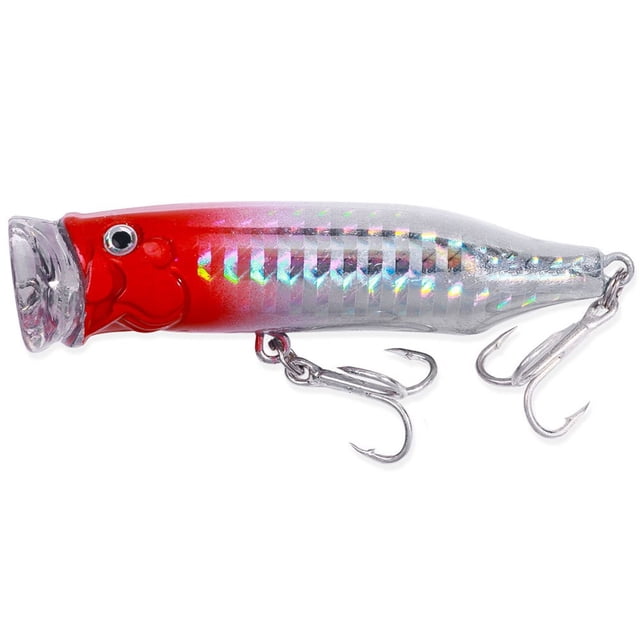 1Pc 7cm Popper Fishing Lures 10g Wobblers Hard Artificial Bait Topwater