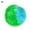 Green+Blue, variant on Multicolor Clear Crystal Slime Squishy Stretchy Clay Stress Relieve Kids Toy