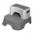 thumbnail image 3 of -Step stool, children's detachable double step stool, wide step, children's step gray, 3 of 8