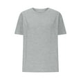 thumbnail image 3 of Mgmyaa Womens Summer Short Sleeve Shirts Beach Vacation Outfits Plus Size Tops Workout Tshirts Casual Clothes 2025, 3 of 5