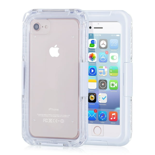Samsung Galaxy Case, IP68 Waterproof Dustproof Shockproof Case with Built-in Screen Protector, Full Body Sealed Underwater Protective Clear Cover for Samsung (White) Galaxy A52